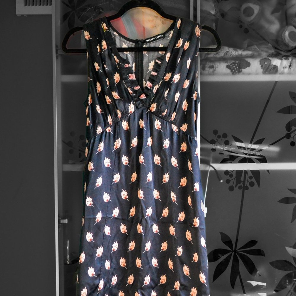 Markus Lupfer 100% Silk Dress